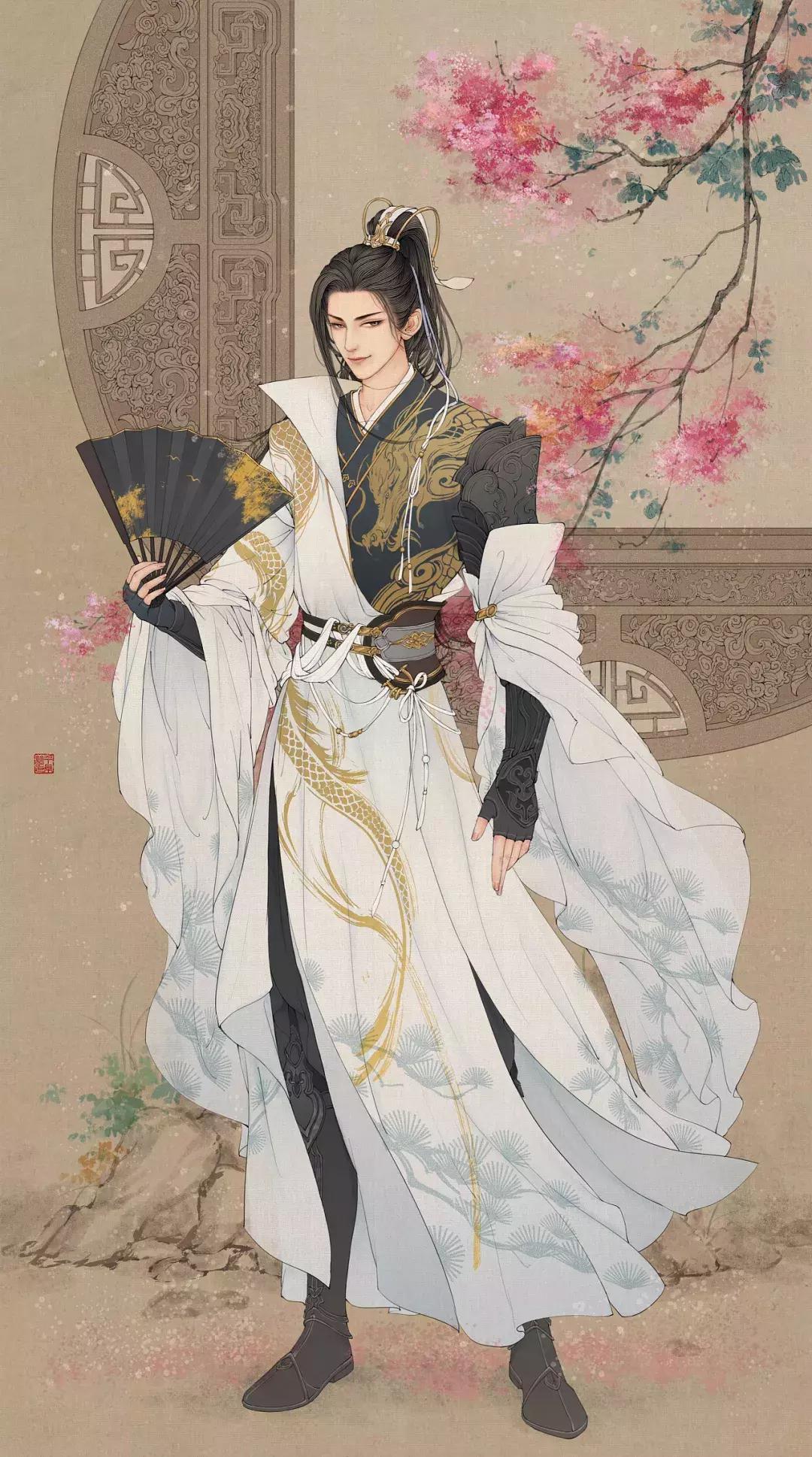 100张绝美古风女手绘简单铅笔,古风6-12岁手绘漫画人物超简单