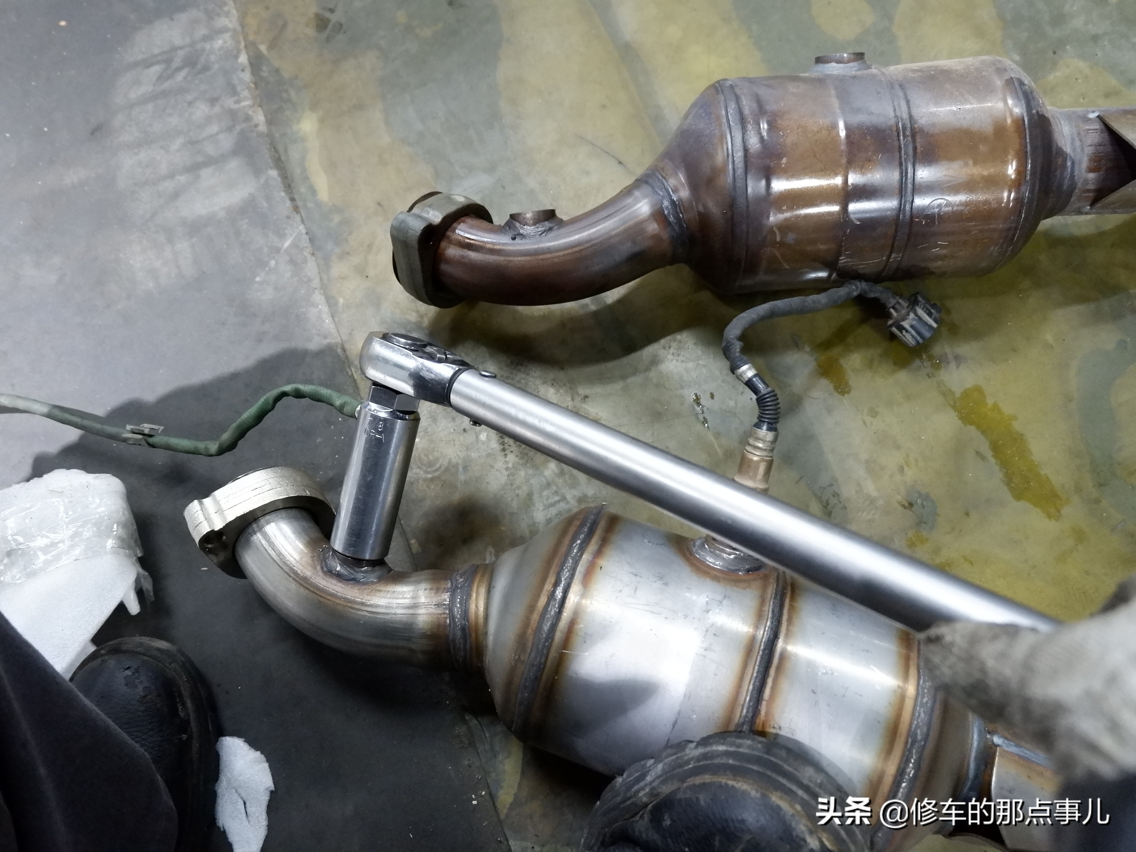 奔驰三元催化效率低怎么修复,奔驰三元催化损坏导致缺火