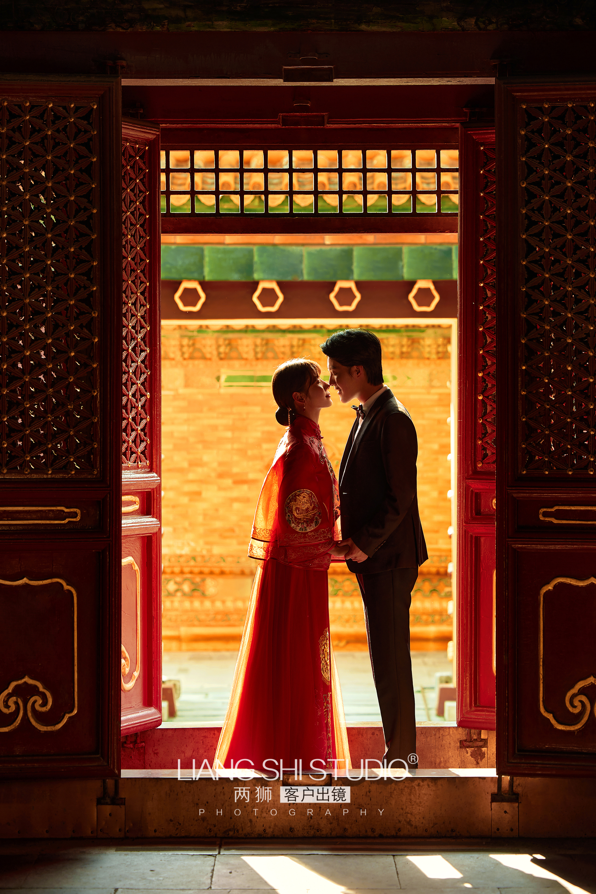 故宫中式婚纱照,故宫婚纱照拍摄大气磅礴