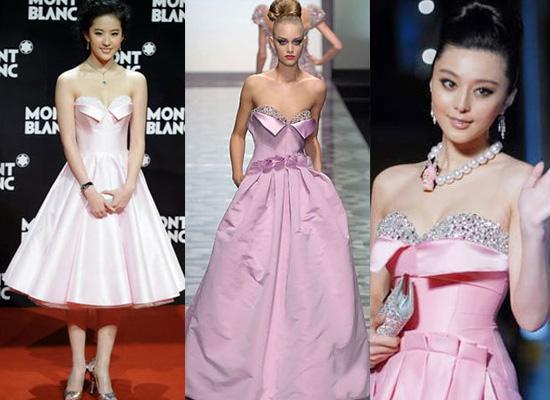 吴宣仪和杨幂谁穿的好看,女明星穿山寨高定