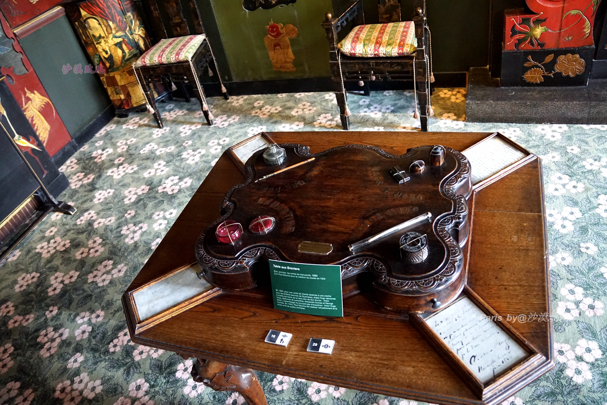 他从未来过中国，却热爱东方文化，为情人亲手设计了“中国沙龙”