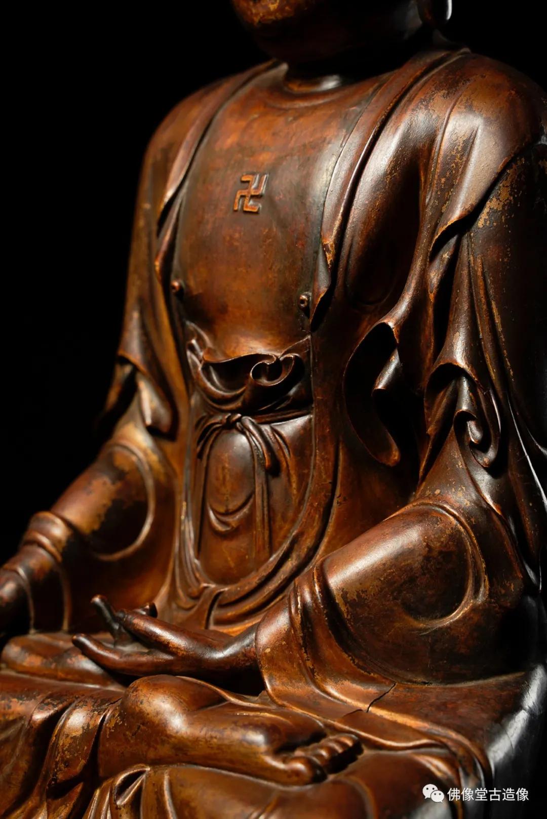 一尊佛像真品价格,漆木造像