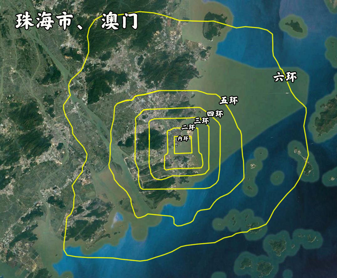 同比例面积城市对比,北京五环图对比各大城市