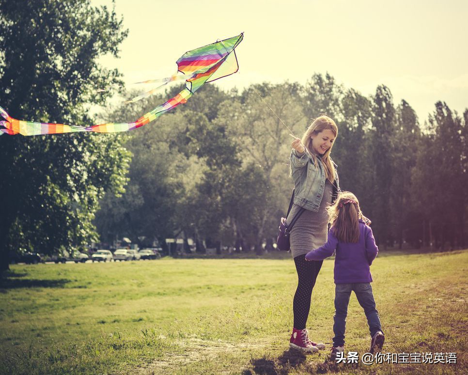 初学放风筝怎样放线和收线,放风筝亲子素材
