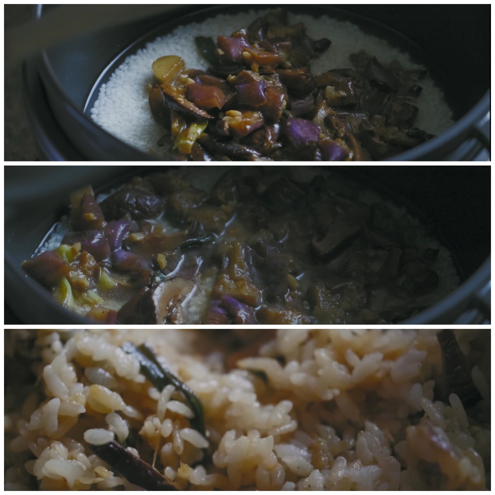 香菇茄子饭,茄子胡萝卜香菇辣椒怎么配家常菜