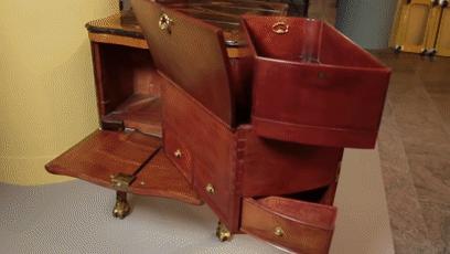 看完这些处处是机关的家具,才知道小时候的文具盒是这么来的