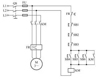 低压电工实操电动机正反转电路图,电工电动机启停点动电路图