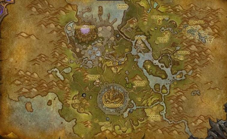 魔兽世界德拉诺宝藏图,魔兽世界古树的遗产