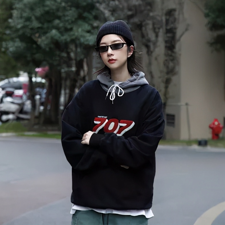 重磅连帽卫衣韩版,连帽针织韩版卫衣