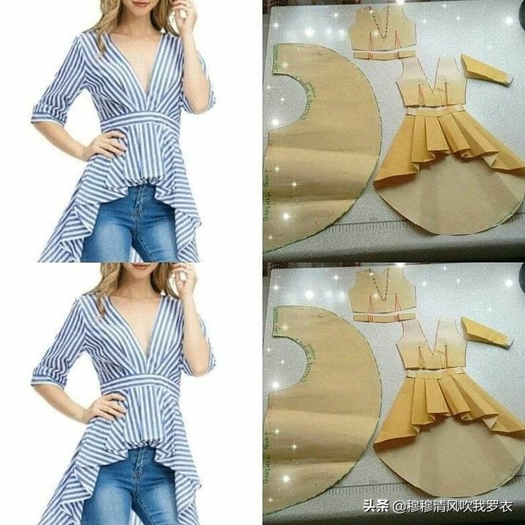 外网收集的一些女装纸样的合集学习服装打版