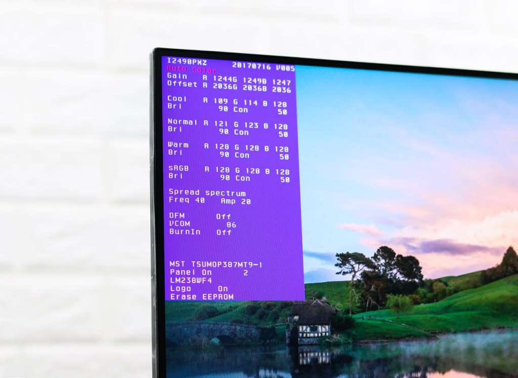 *击狙**U2417H，133%广色域四面微边入门专显AOCi2490PXZ评测报告