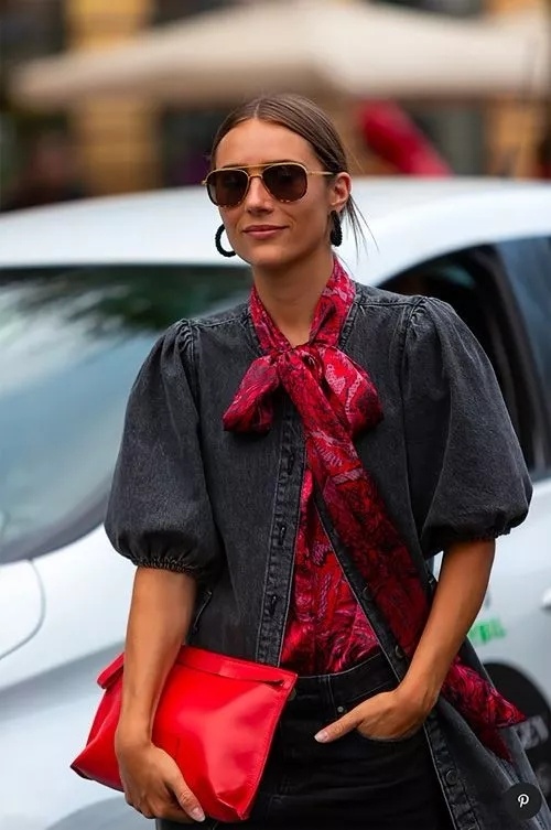 拒绝土气学会穿搭小技巧,红色内搭怎么穿