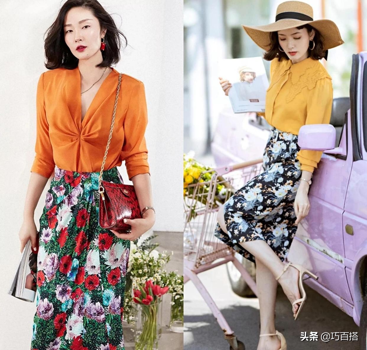 同样是碎花为什么有的显老,怎么样穿碎花裙才不会显得俗气