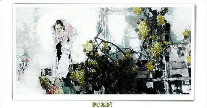 李志远三十张绝美人物画,李智远古风人物画