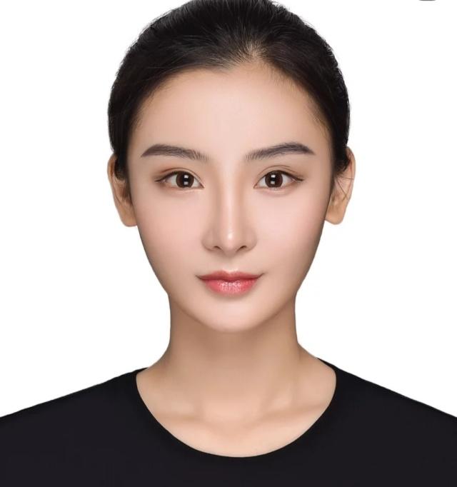 想要证件照好看全靠后期,证件照校花