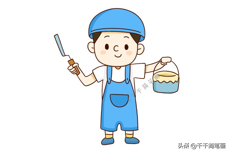 教画q版人物,教画画人物q版