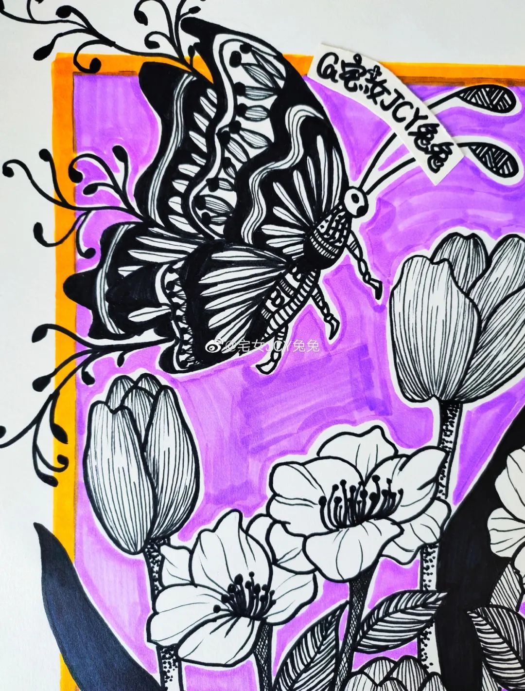 简单又好看的重彩油画棒作品,美到极致的风格绘画