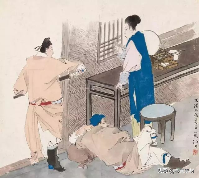 任伯年与范曾老子出关图的对比 (任伯年范曾书法作品)