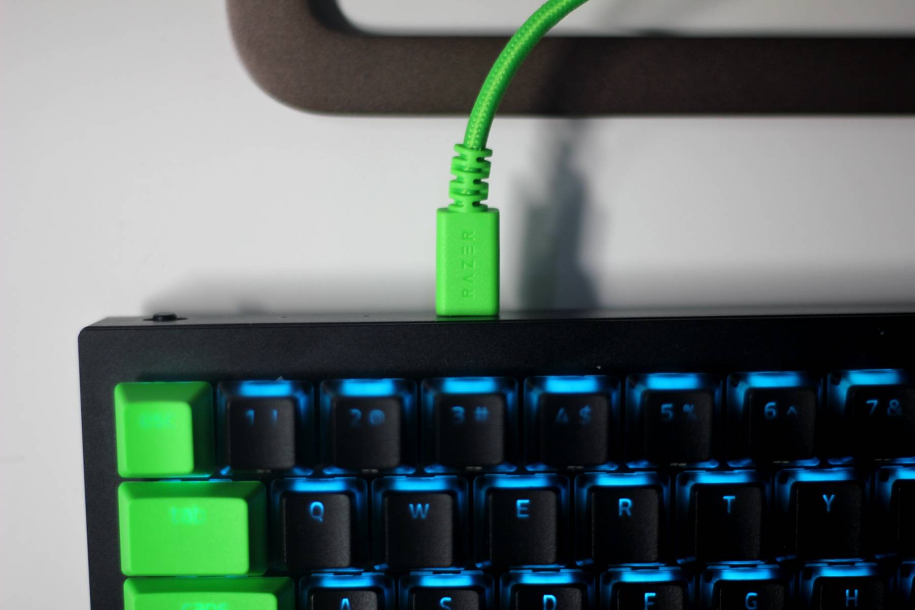 雷蛇键盘高级效果分享,雷蛇单手键盘改造