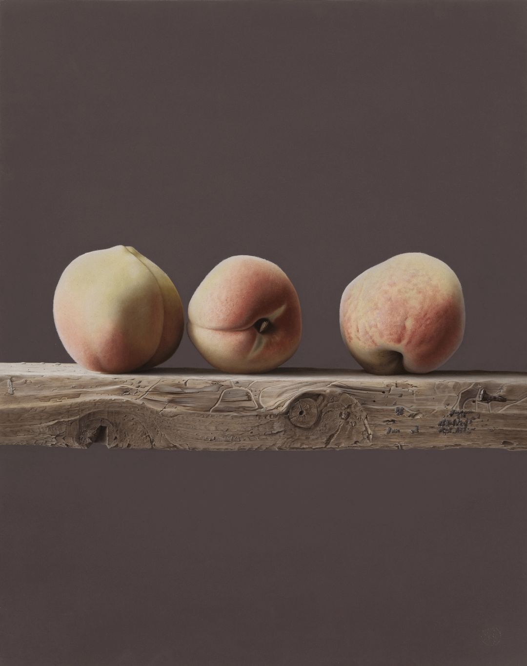 冷军画桃子图片大全,冷军画桃子放大5倍