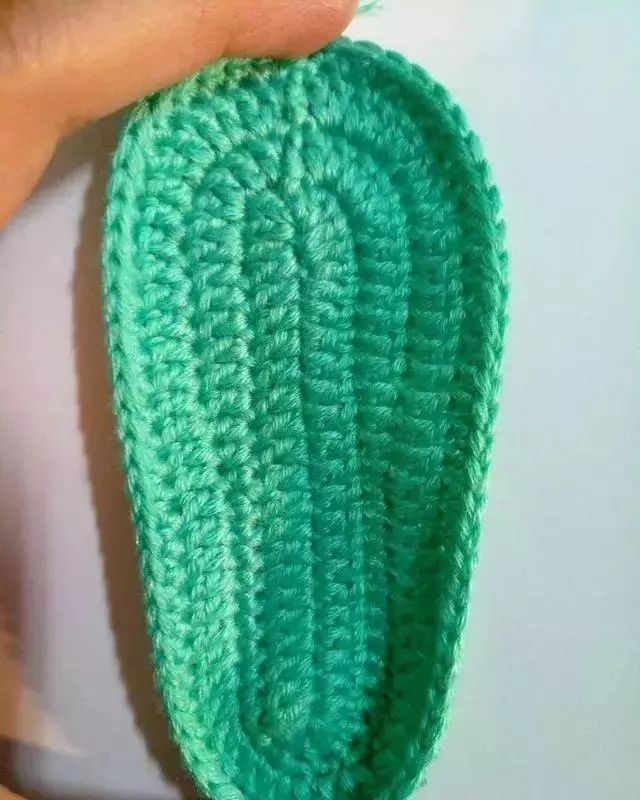 0-6个月宝宝鞋钩针教程图解,一款超可爱的宝宝鞋