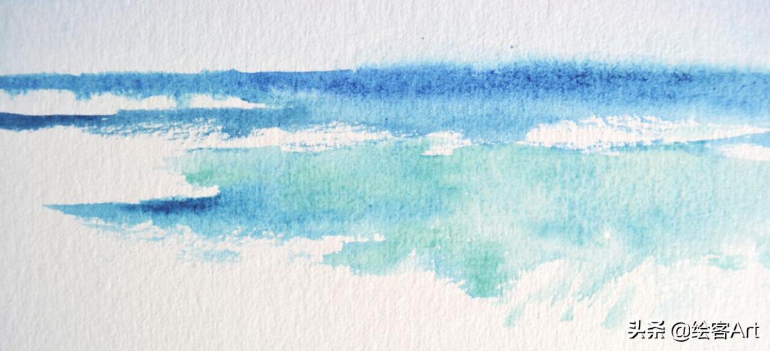 简单的水彩山水画教程,简单的水彩风景画怎么画