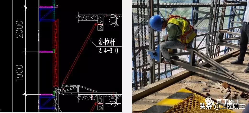 拆除爬架应注意的安全事项,爬行架设计图