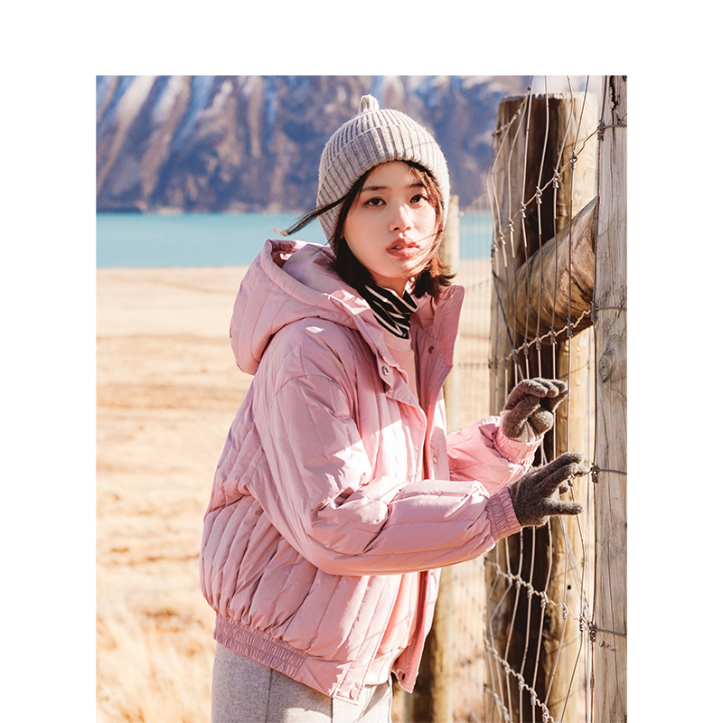 适合矮个子简单大方的羽绒服,小个子短款羽绒服女款爆款