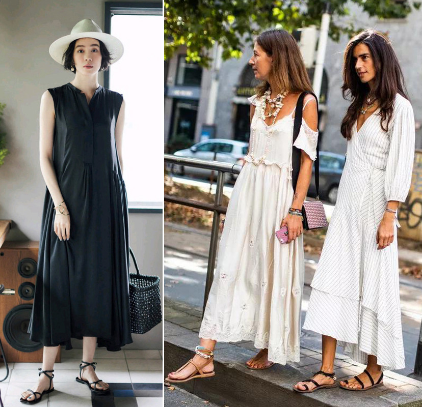 适合搭配裙子的平底鞋推荐,平底鞋加裙子怎么搭配