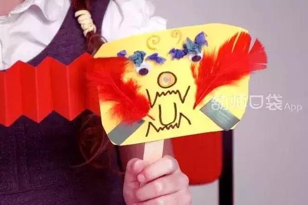 新年创意美术作品春节快乐,创意美术4-6岁新年鞭炮