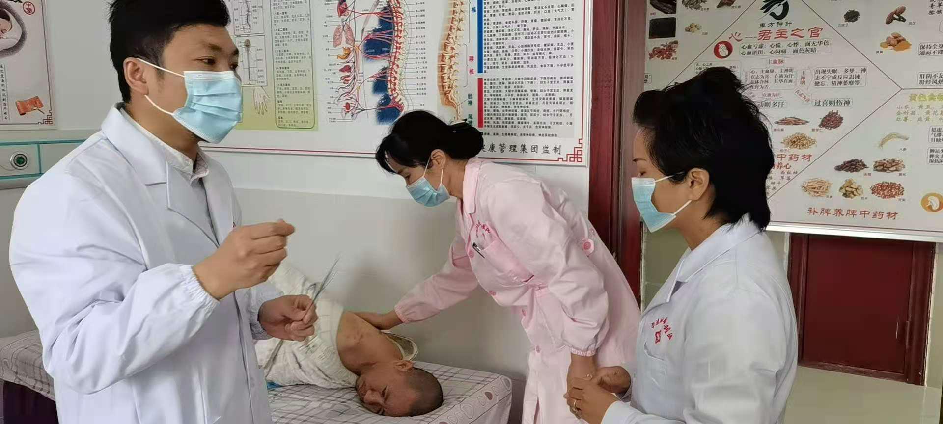 秋月国际中医合作宁远福慈医院解救广东湖南偏瘫中风患者