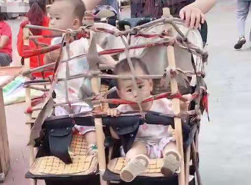 婴儿车改造宠物推车全封闭,婴儿车改造双胞胎车