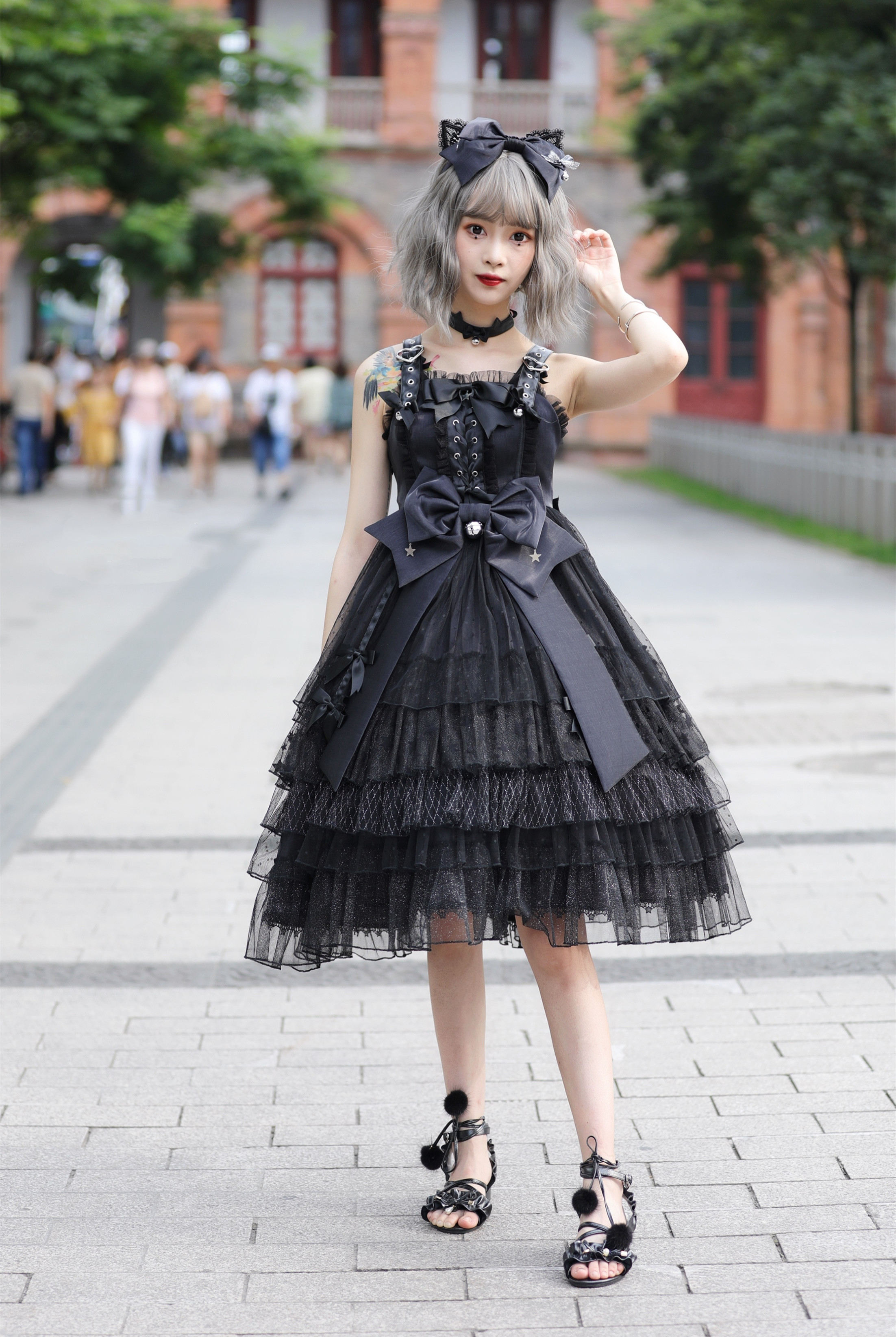 梅露露的洛丽塔鞋,秋季搭配洛丽塔鞋