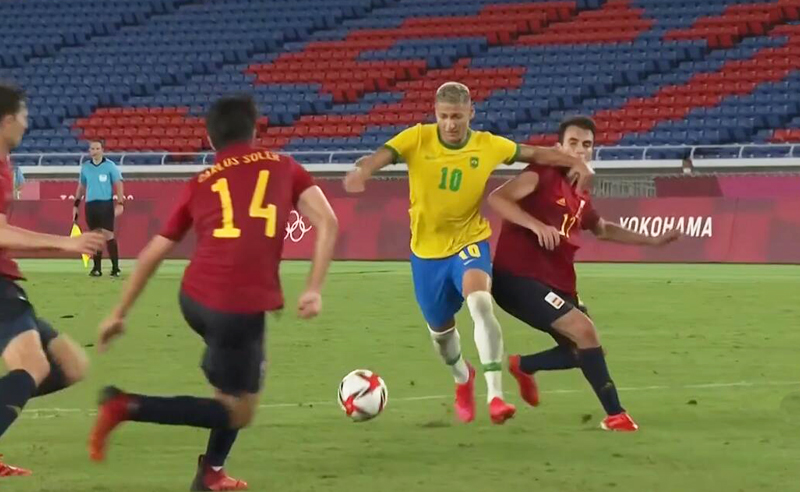 奥运男足巴西vs埃及,巴西男足5:1战胜韩国男足