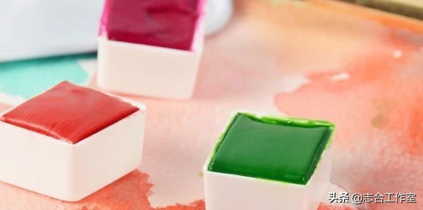 烧钱水粉画,水彩颜料省钱