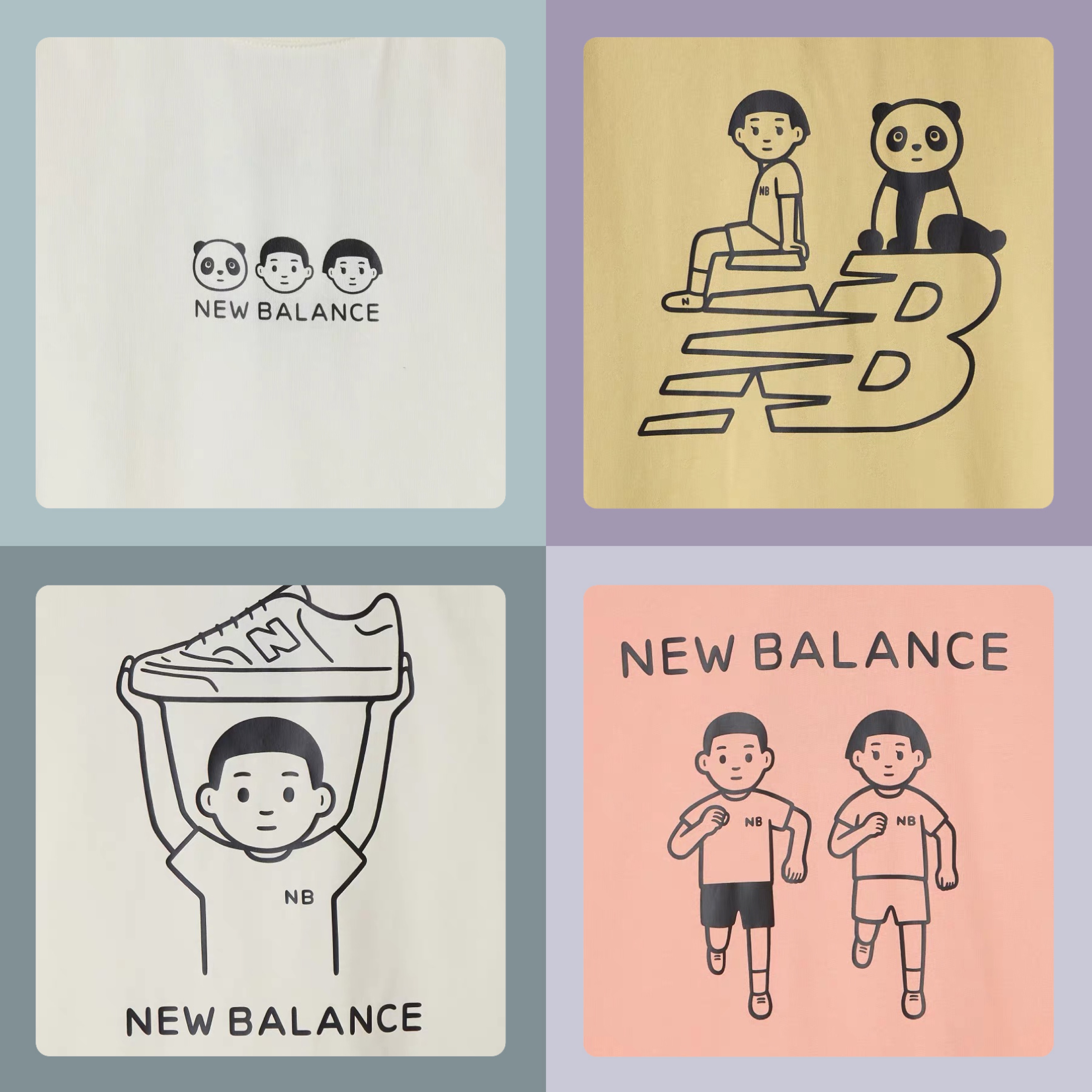 张子枫代言nb品牌,nb联名短袖张子枫