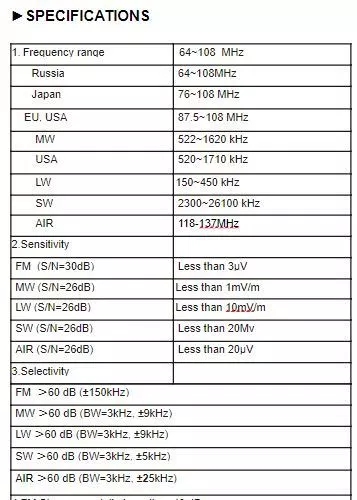 RADIWOWR-108一款全新的DSP短波便携式收音机，含航空和长波段