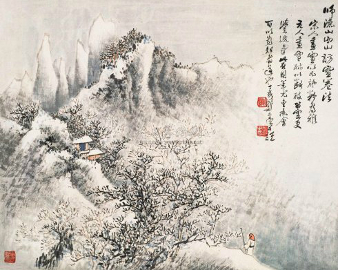 郑午昌花鸟,丝鬓散人郑午昌百幅绘画作品赏析