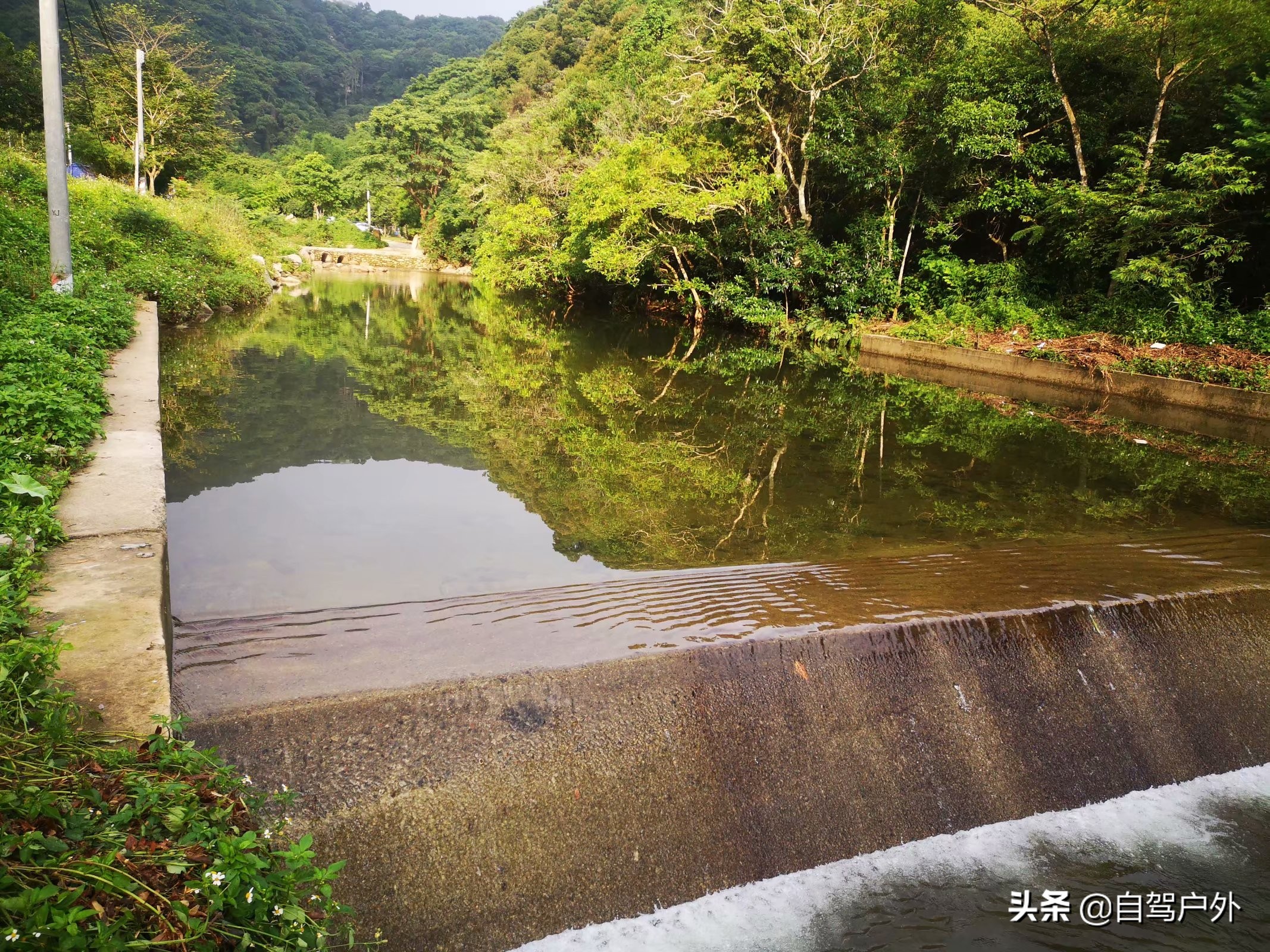 罗浮山明月山庄露营，天然大氧吧中溪谷边西瓜啤酒泡潭子悠闲周末