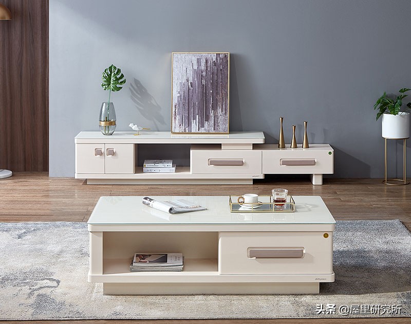 什么茶几电视柜好看实用,小户型电视柜和茶几高颜值