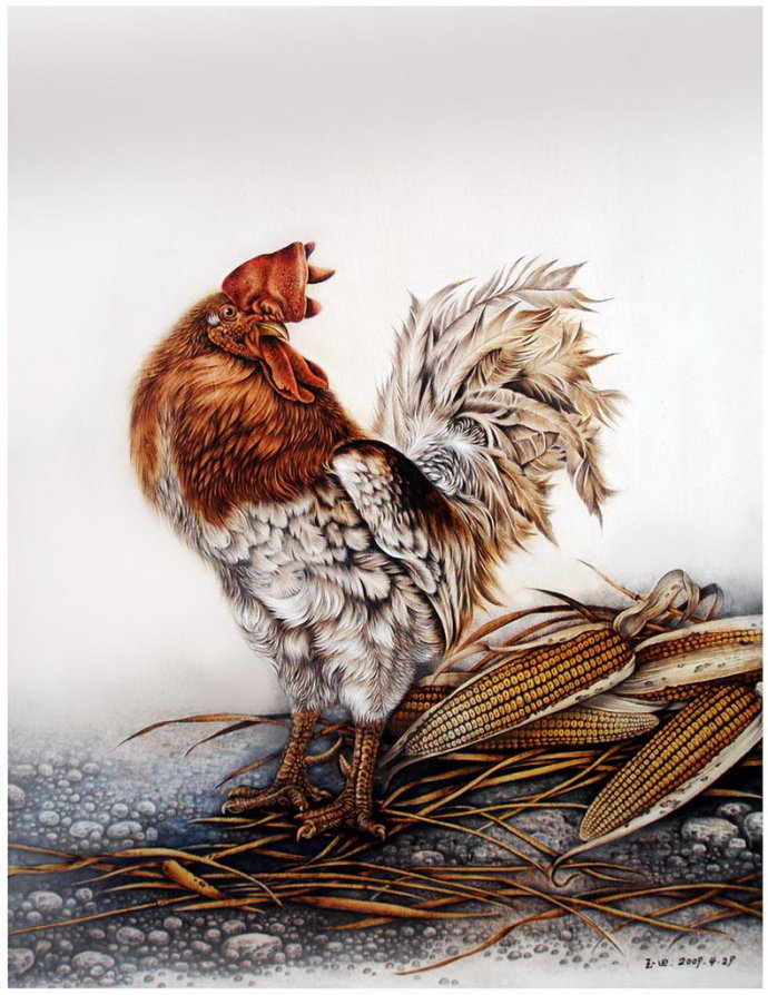 田玉田烙画动物作品欣赏,田玉田烙画多少钱