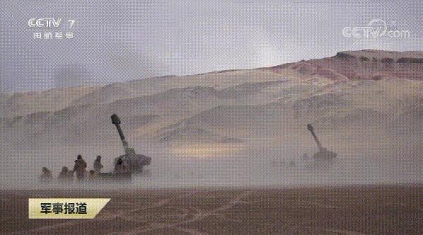 无人机+炮位雷达加持!*疆新**军区152毫米“老炮”高原打出新威风