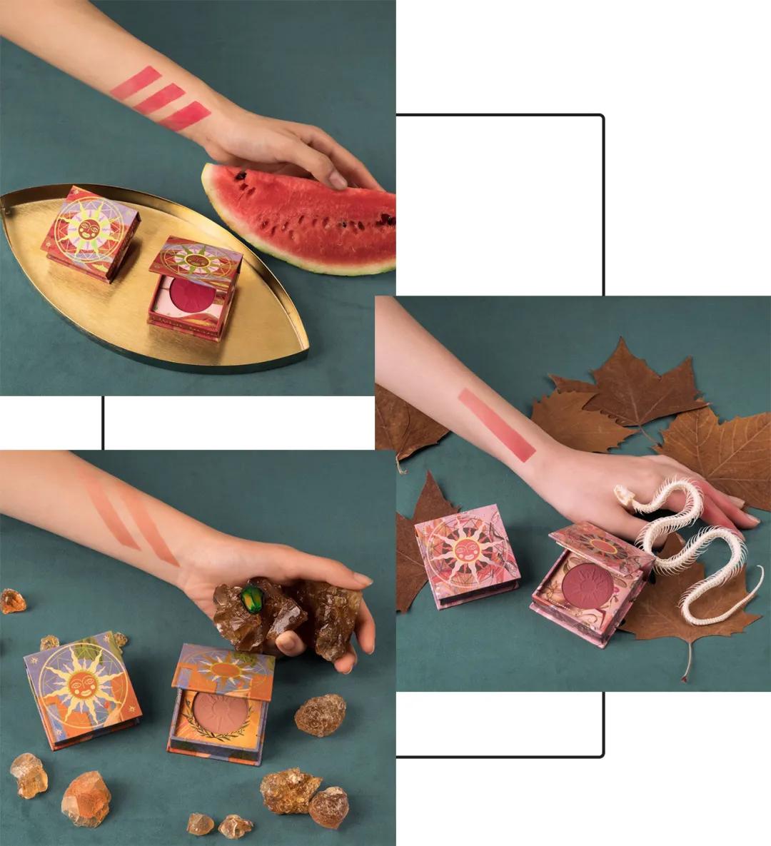 适合秋冬的橘朵腮红,2019秋冬三色倩碧小雏菊腮红