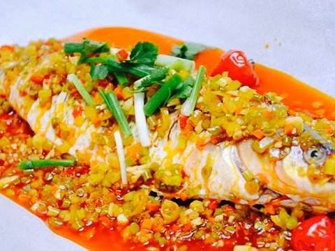 秘制纸包鱼七种酱料,纸包鱼饭店火爆