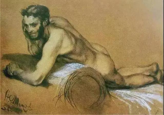 阿道夫门采尔速写作品,门采尔高清速写作品图片