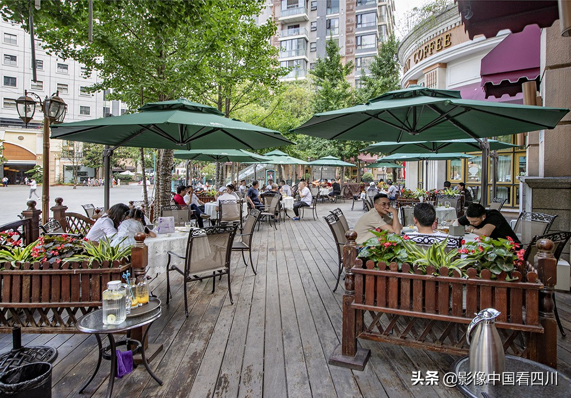 成都最美榕树街,成都鹭岛步行街商铺出售