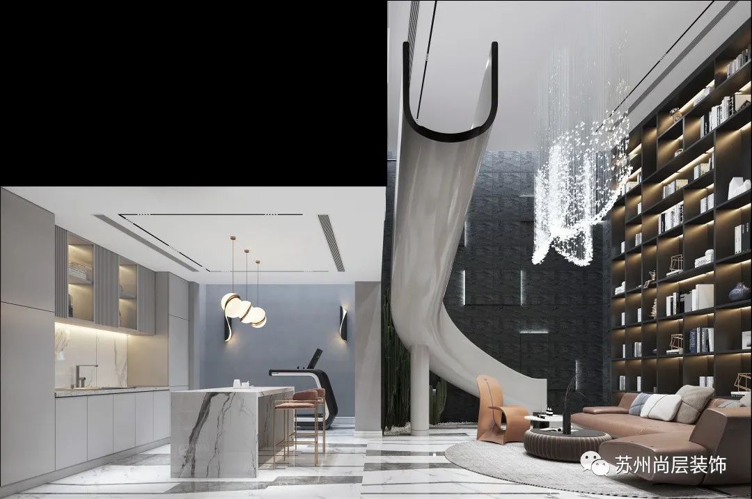 荷澜庭装修,荷澜庭双拼别墅