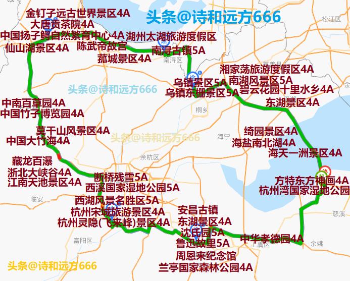浙江自驾游路线攻略大全最新版,浙江自驾游路线攻略图大全最新