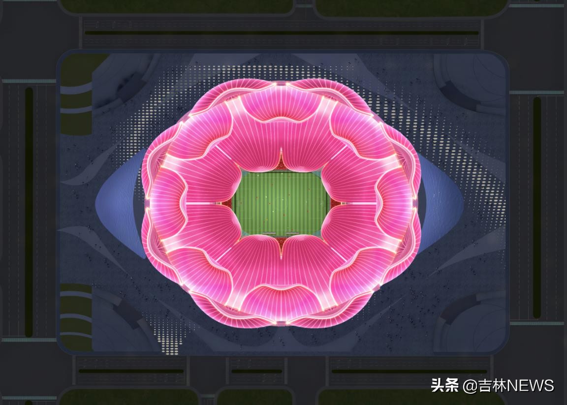 广州恒大荷花,荷花造型许家印