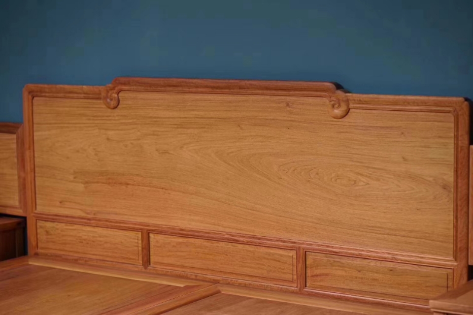 缅甸花梨素面大床,缅甸花梨大床介绍